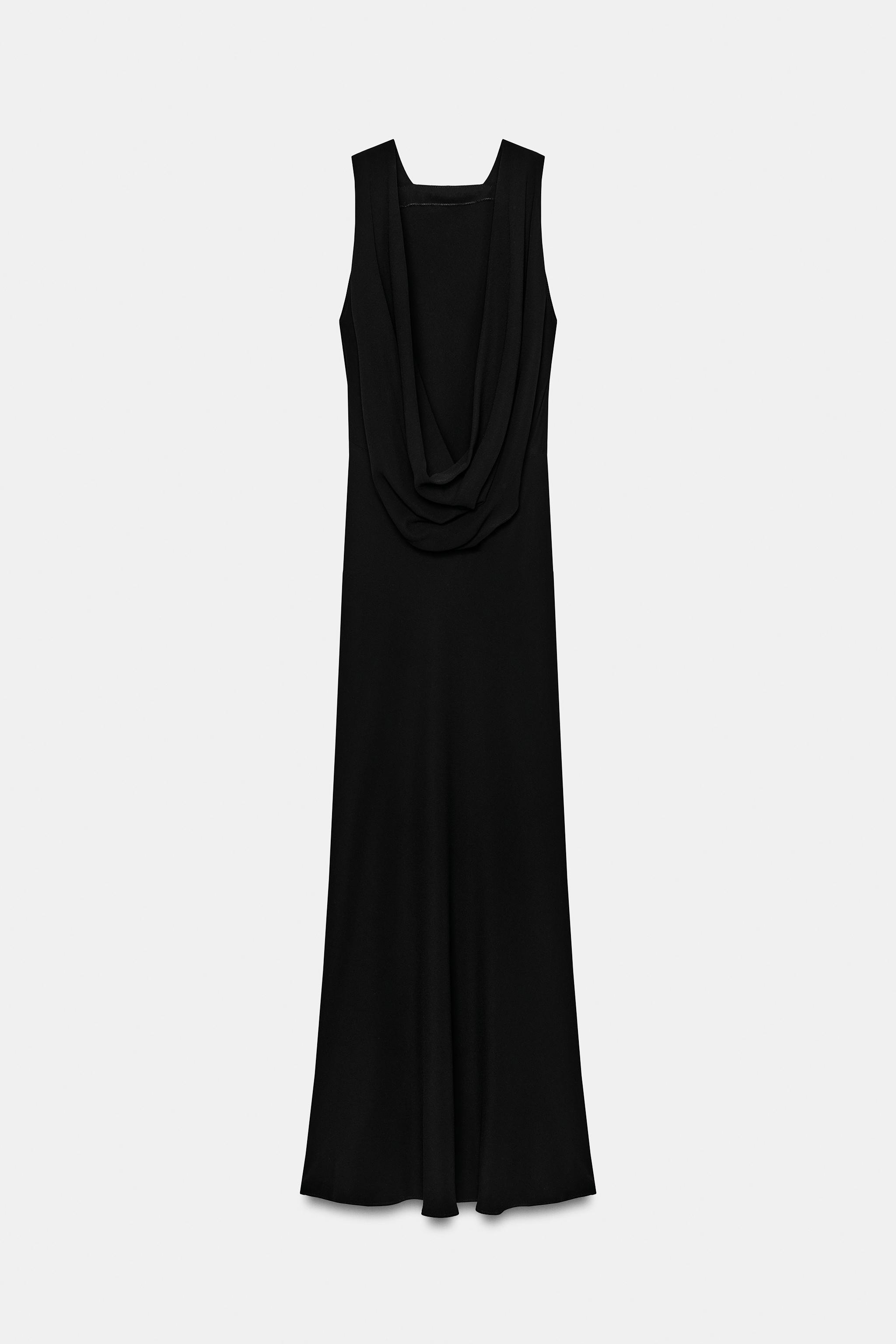 ZW COLLECTION DRAPED MIDI DRESS